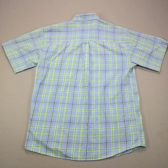 Wrangler George Strait Cowboy Cut Plaid Short Sleeve Button Up Shirt Men's - Picture 2 of 6